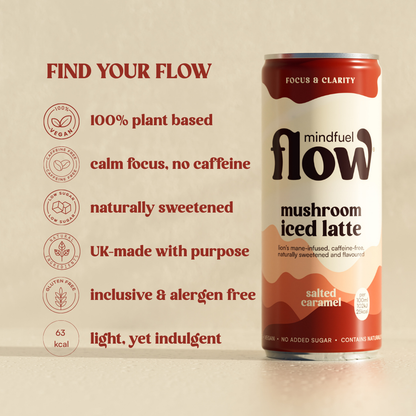 Lion's Mane Oat Latte - Salted Caramel