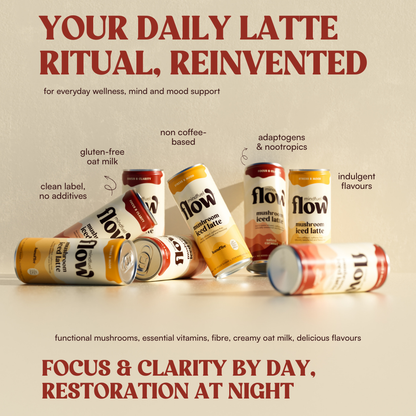 Lion's Mane + Reishi Oat Latte - Mixed pack