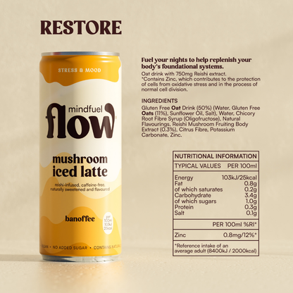 Lion's Mane + Reishi Oat Latte - Mixed pack