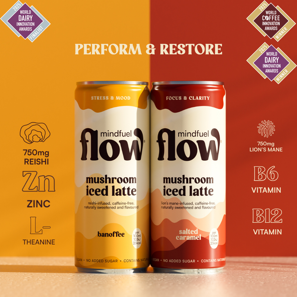 Mindfuel Flow® | Nootropic Mushroom Latte I Vegan I Caffeine‑Free ...