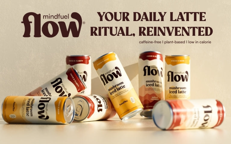 Mindfuel Flow® | Nootropic Mushroom Latte I Vegan I Caffeine‑Free ...